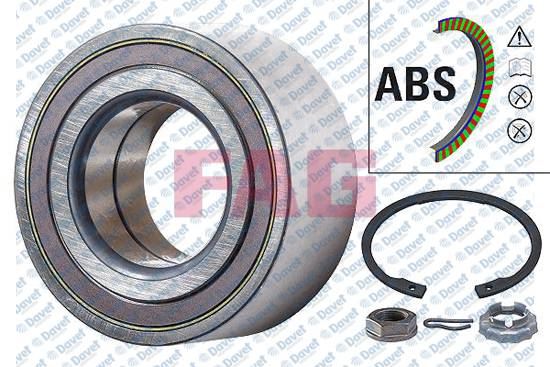 FAG 713640180 On Teker Rulmani Kit P205 P206 Gti P306 P405 Partner Xsara Berlingo 1.4 1.6hdi 1.9d 2.0hdi (82*36*42)
